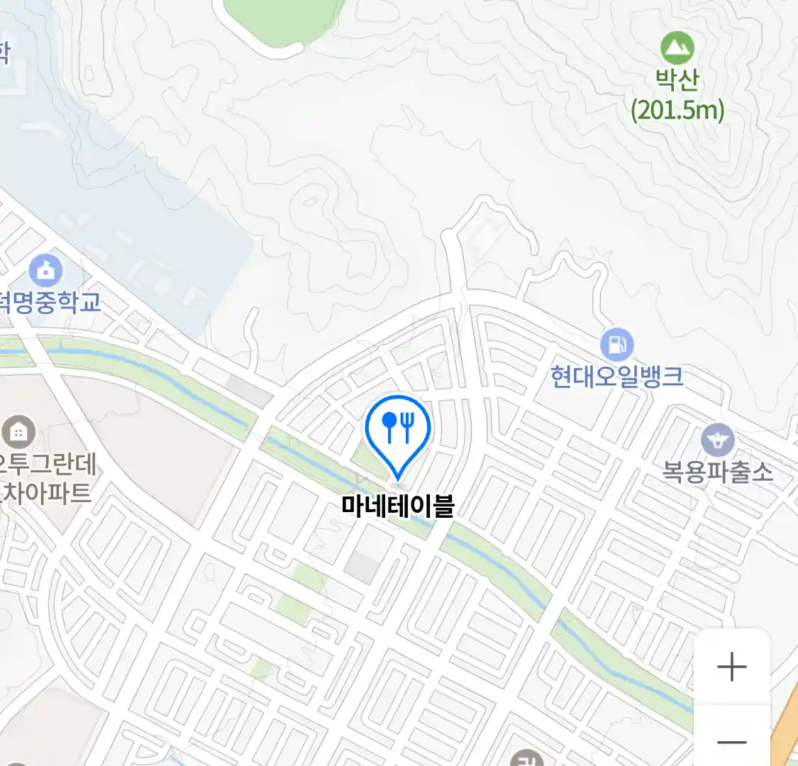 마네테이블 위치