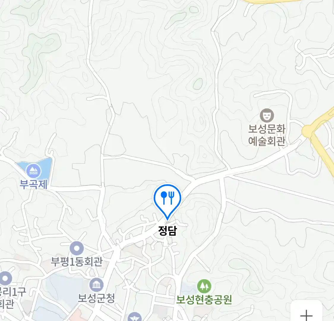 정담 위치