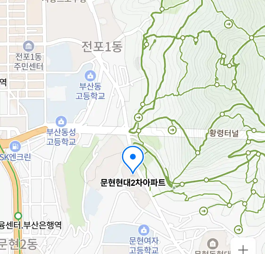 문현현대2차아파트 위치