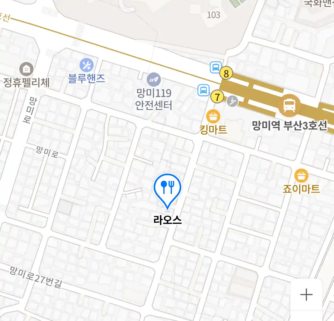 라오스 위치