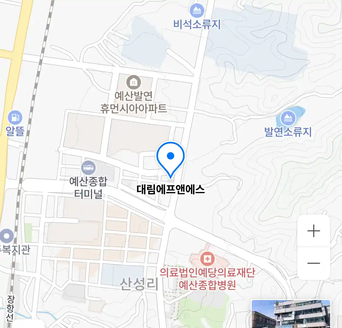 대림에프앤에스 위치