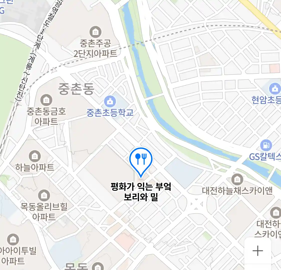 평화가 익는 부엌 보리와 밀 위치