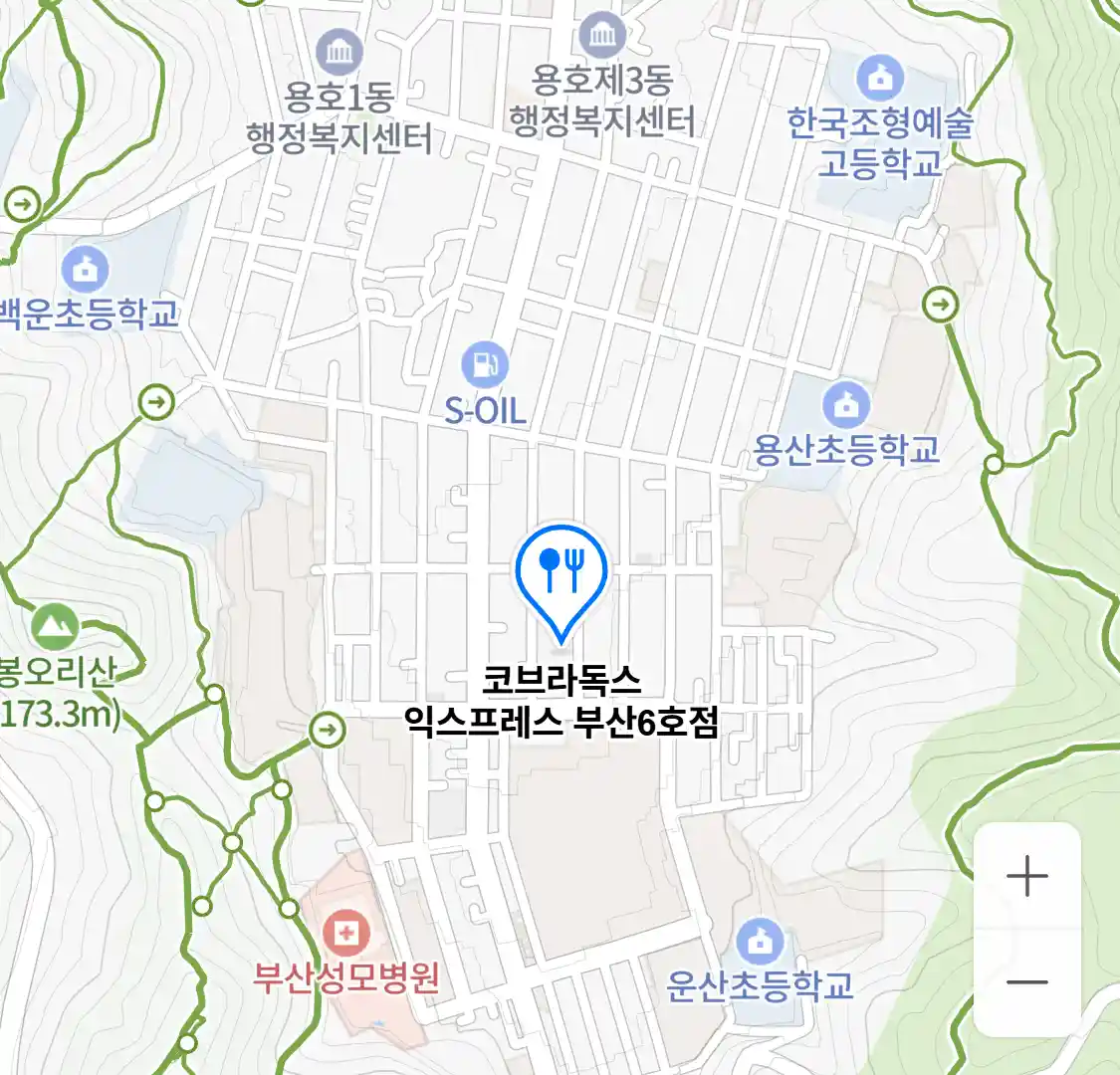 코브라독스 익스프레스 부산6호점 위치