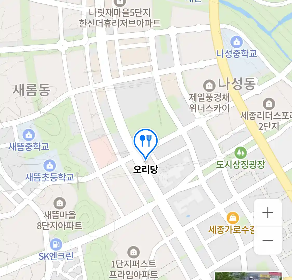 오리당 지도