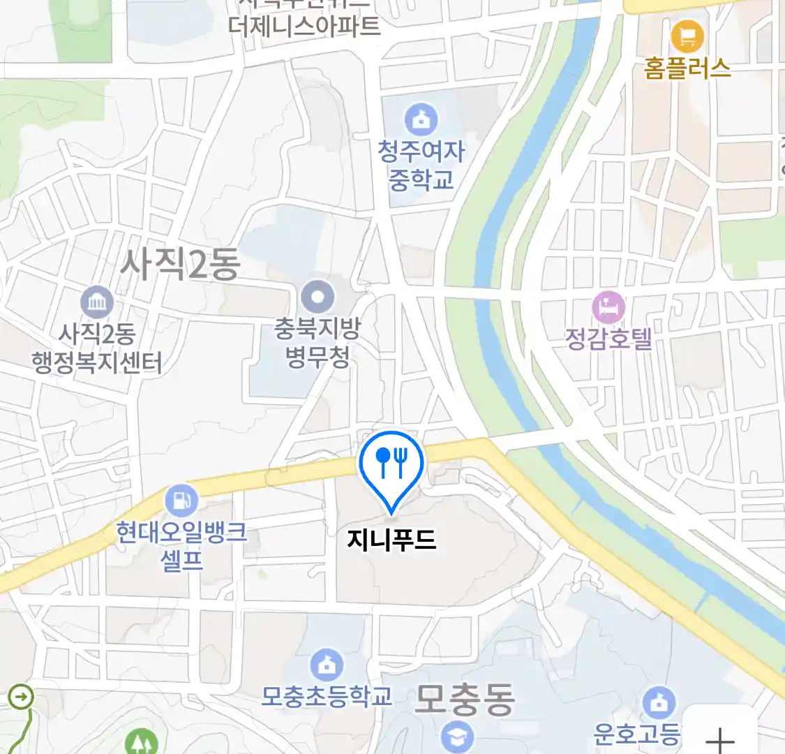 지니푸드 위치