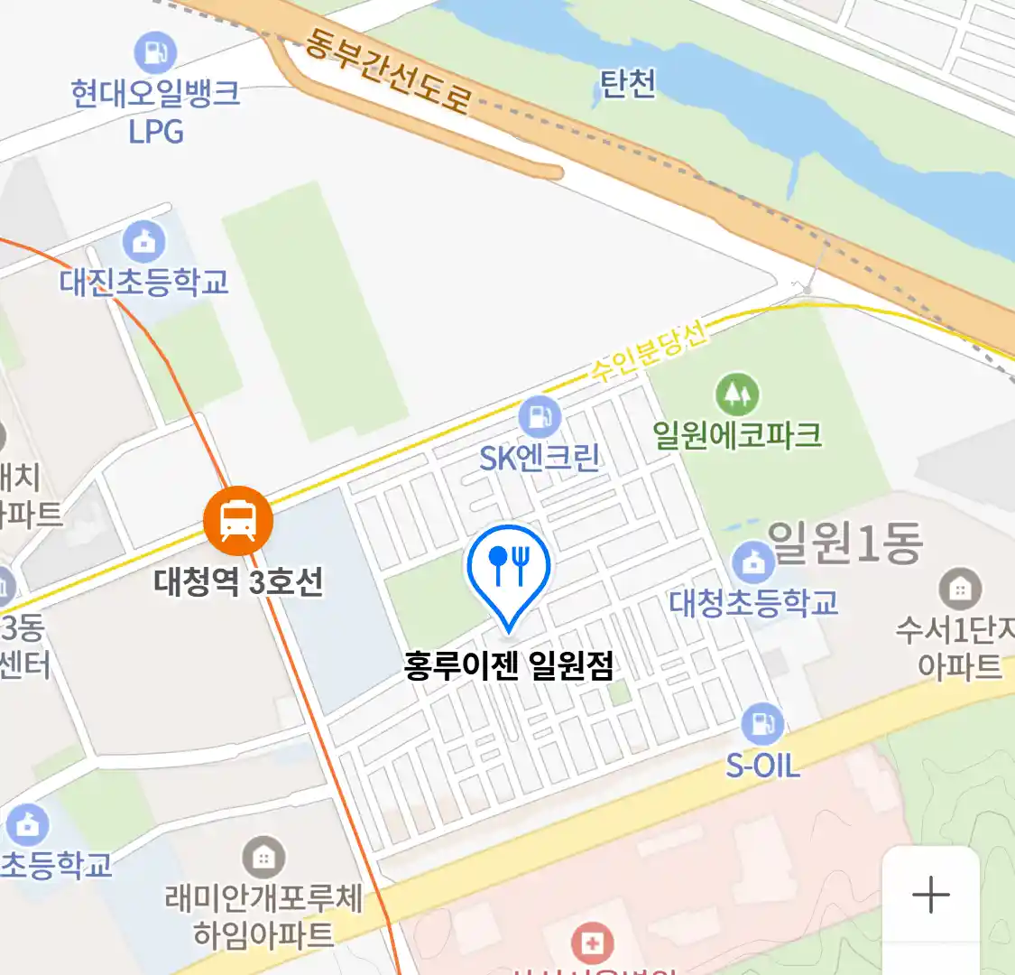 홍루이젠 일원점 위치
