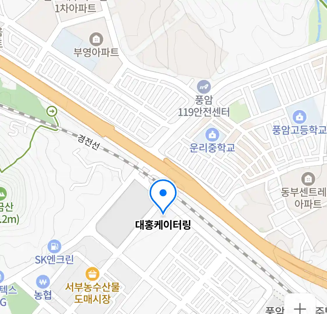 대홍케이터링 위치