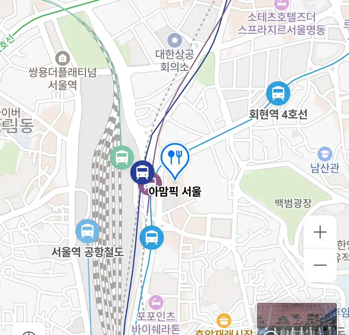 아맘픽 서울 지도
