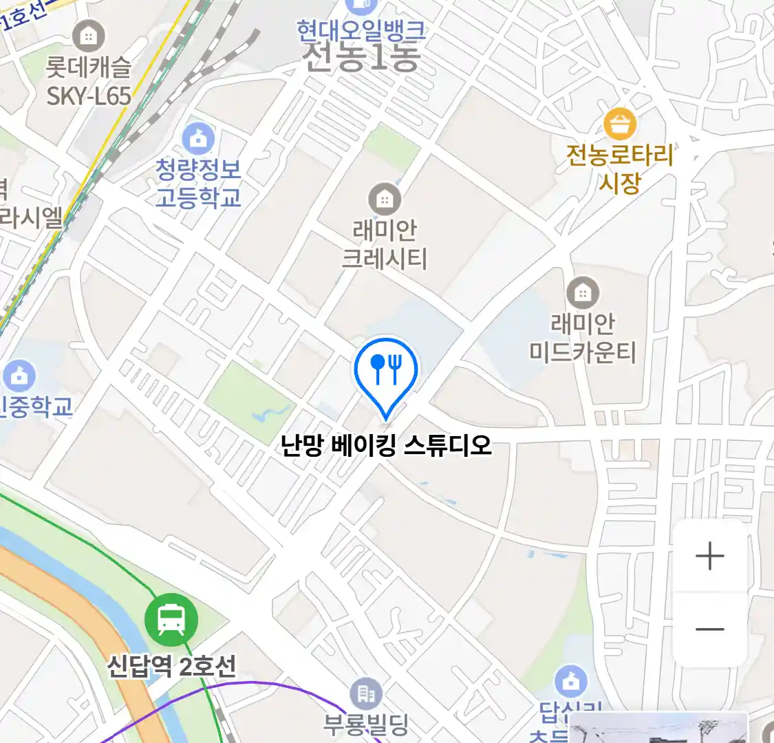 난망 베이킹 스튜디오 위치