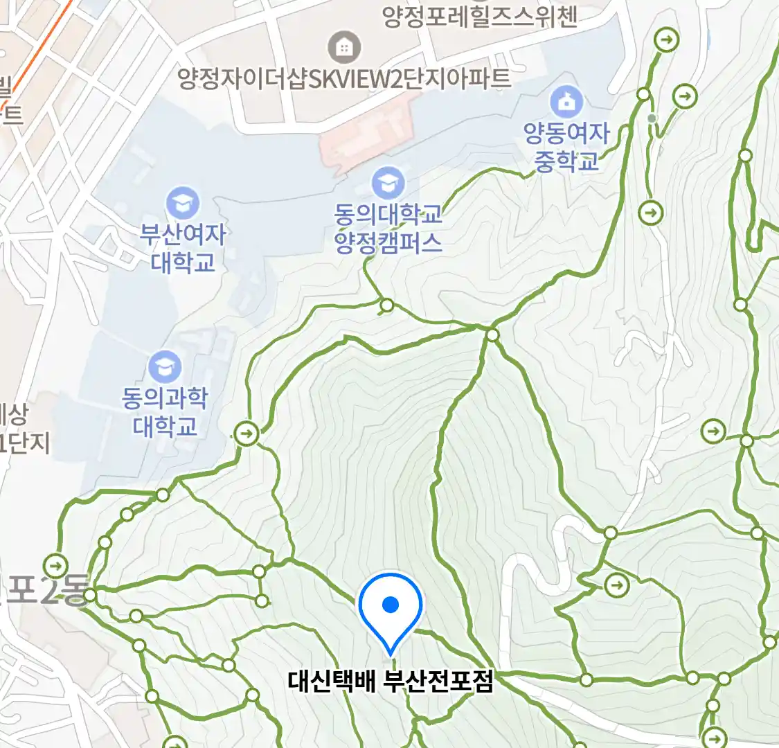 대신택배 부산전포점 위치