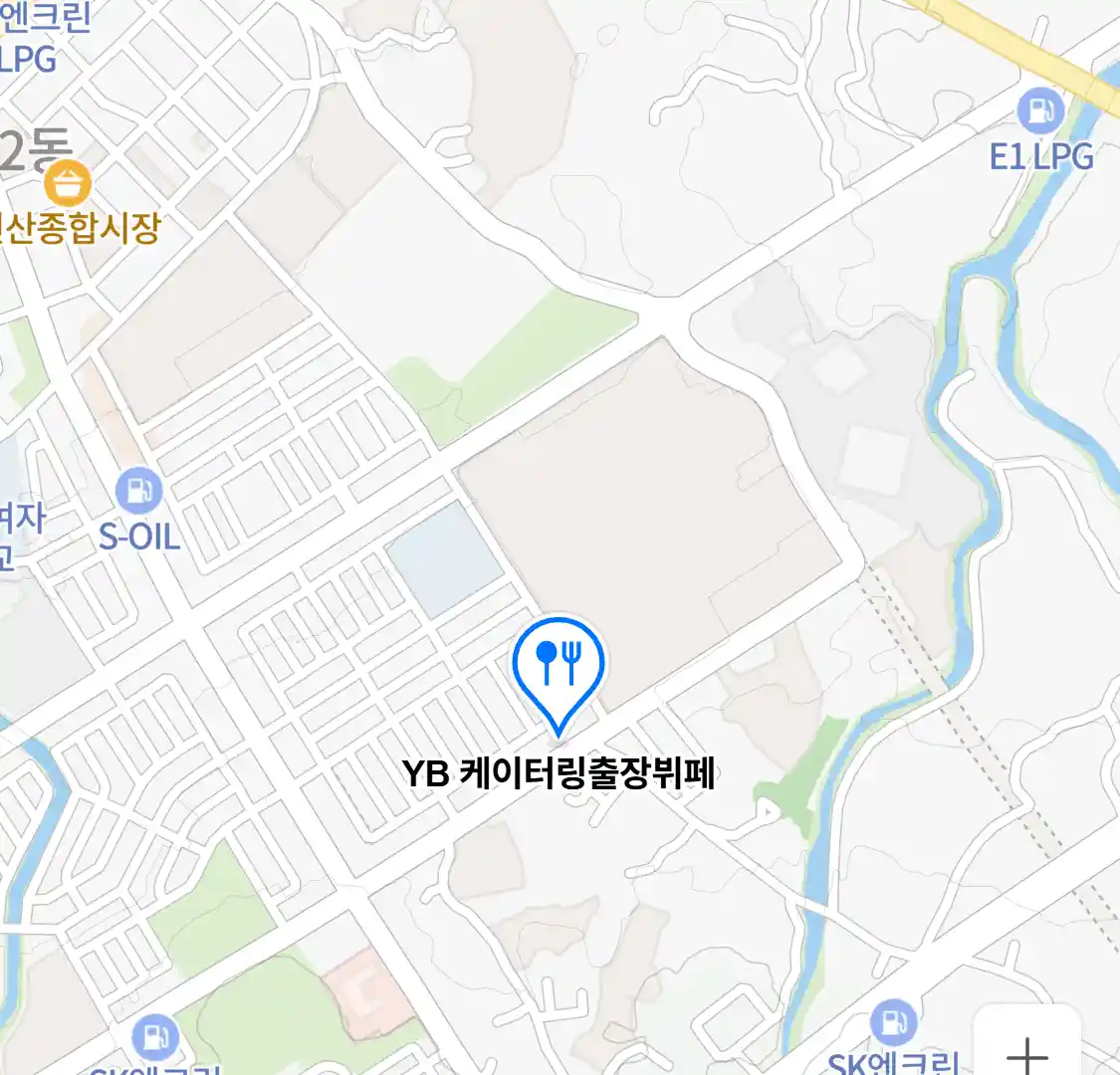 YB 케이터링출장뷔페 위치