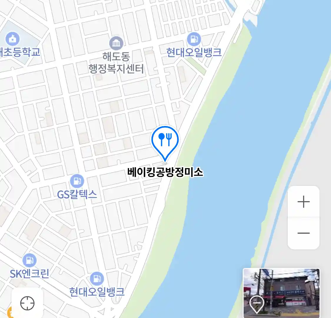 베이킹공방정미소 위치