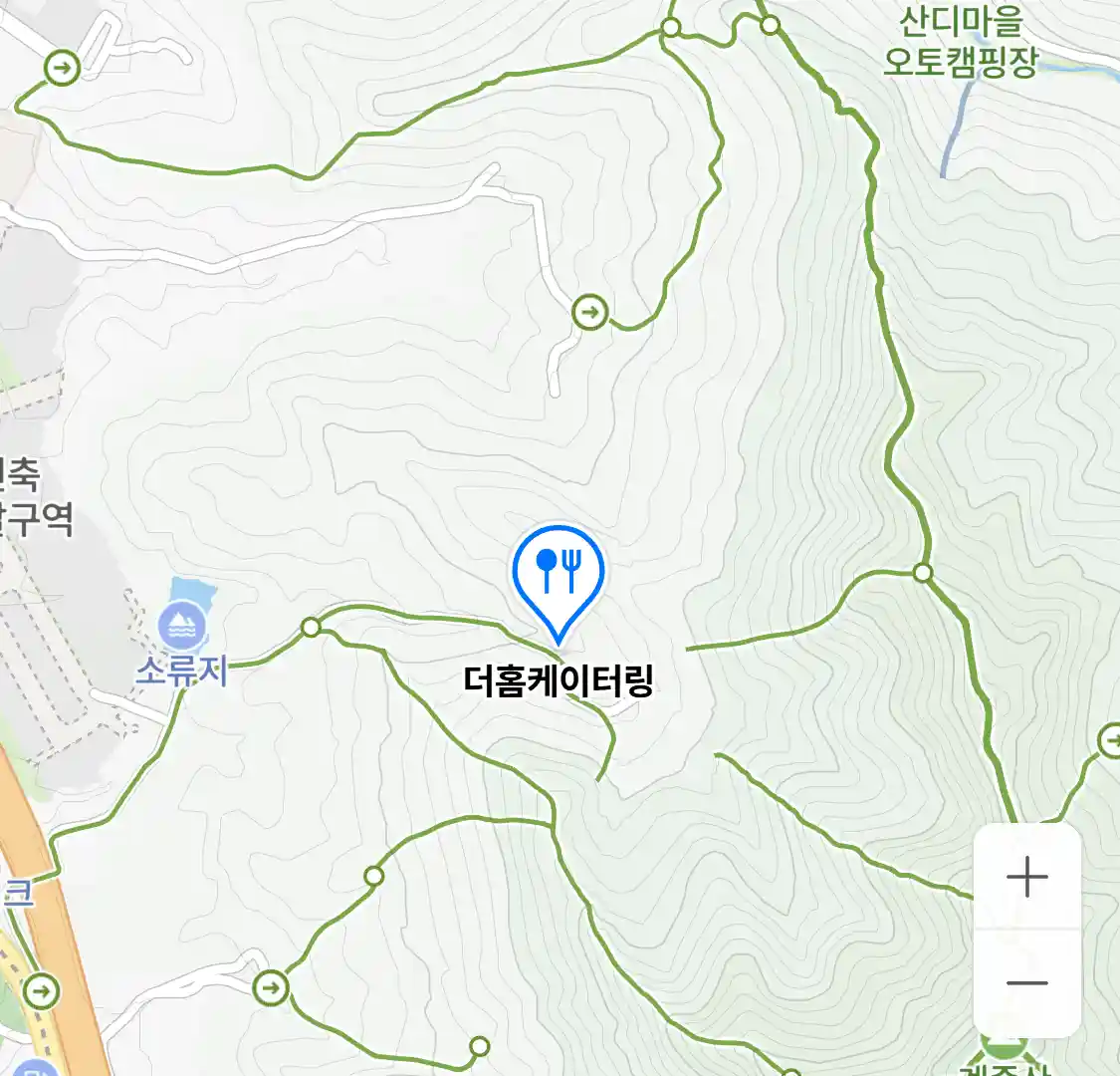 더홈케이터링 위치