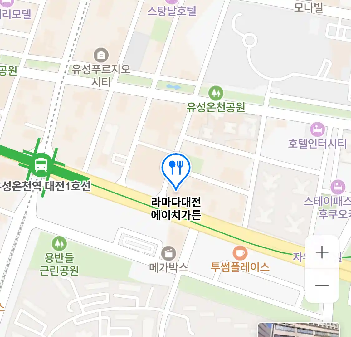 라마다대전 에이치가든 위치