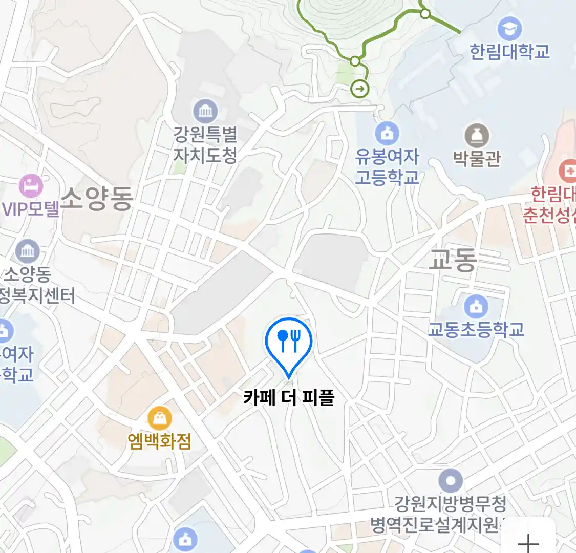 카페 더 피플 위치