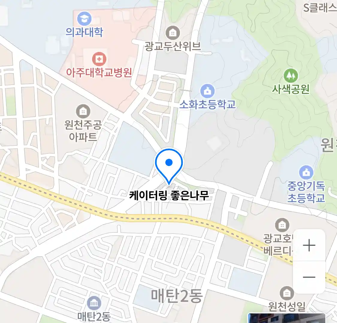 케이터링 좋은나무 위치