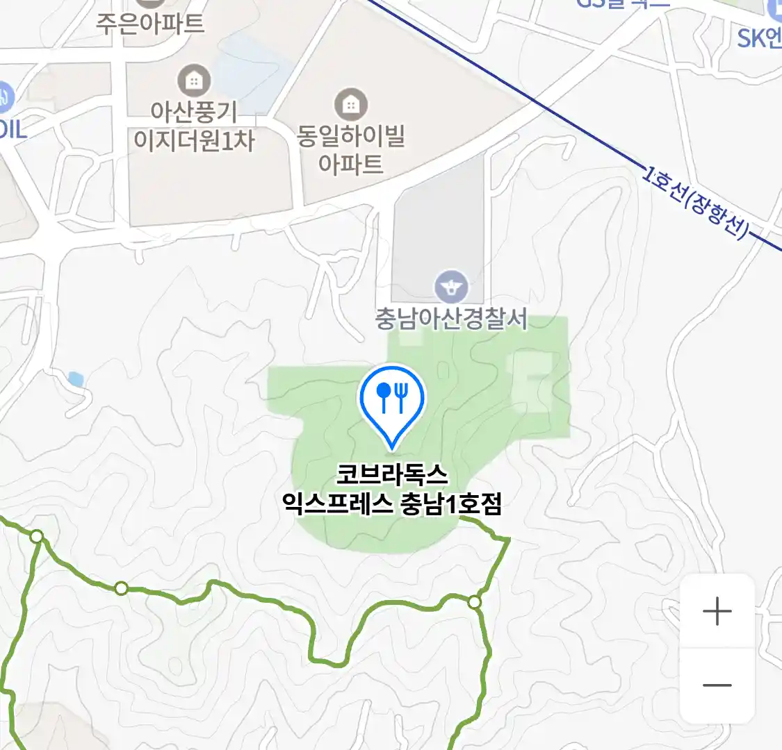 코브라독스 익스프레스 충남1호점 위치