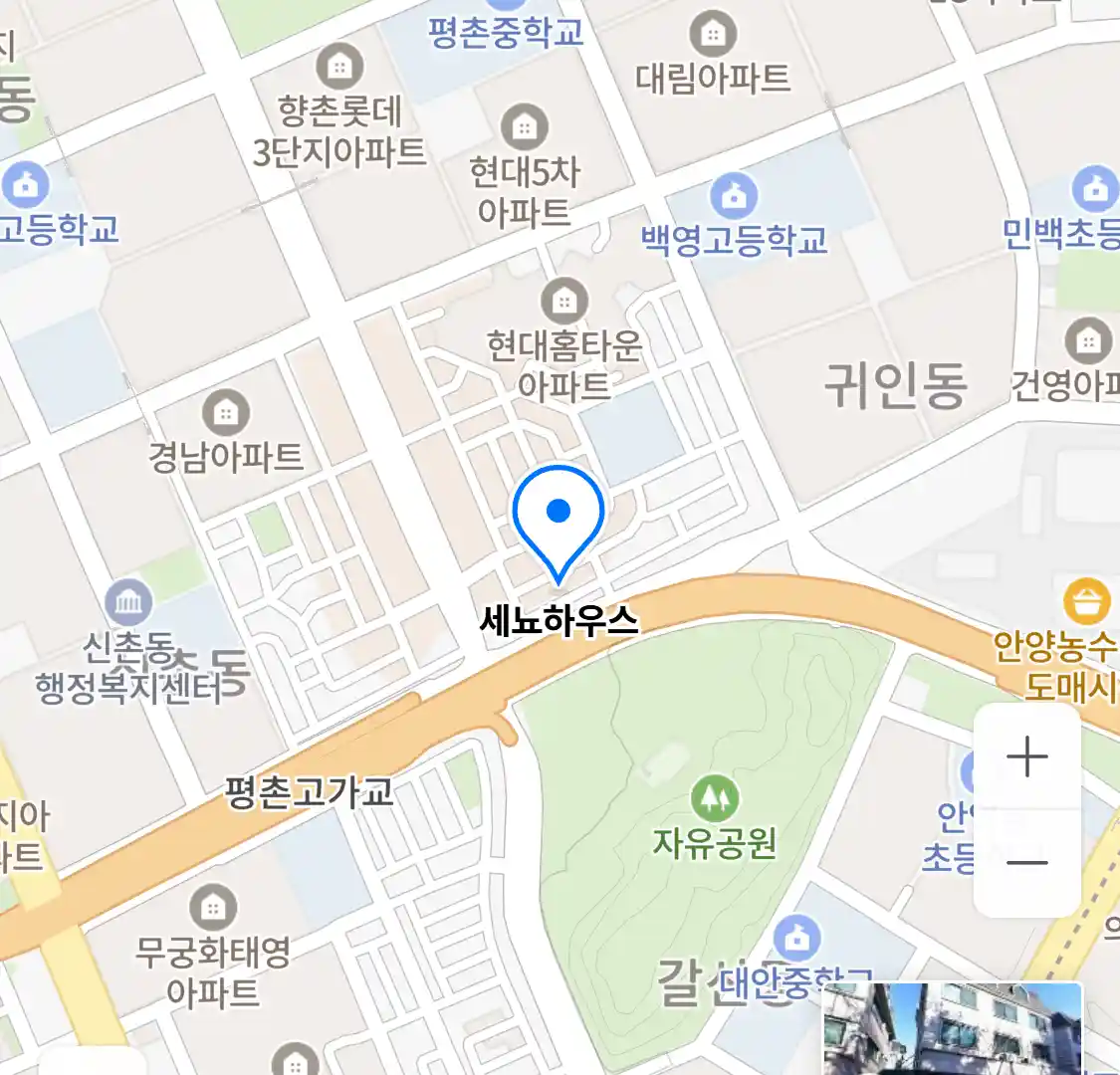 세뇨하우스 위치
